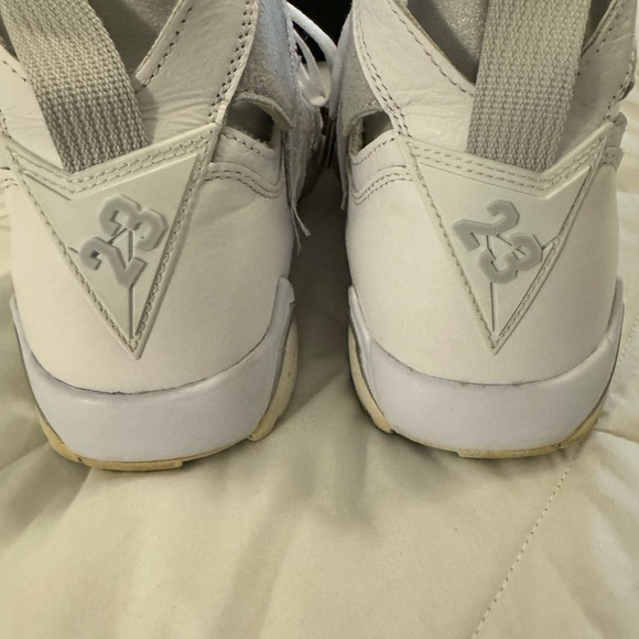 Air Jordan 7 Retro 23 White/Metallic Silver Men’s Size 9 - Picture 11 of 15